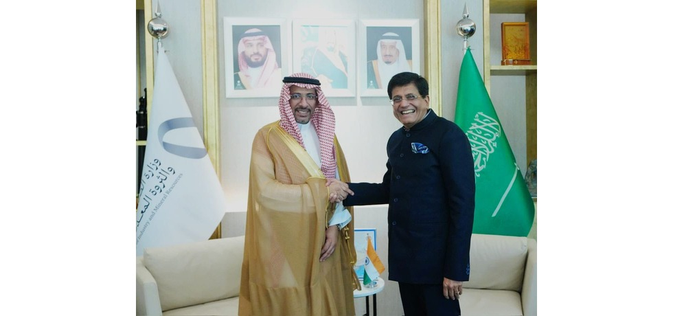 Hon'ble  Minister of Commerce & Industry Shri Piyush Goyal met with Saudi Minister for Industry and Mineral Resources, H.E. Bandar bin Ibrahim Alkhoraye on October 30 2024.